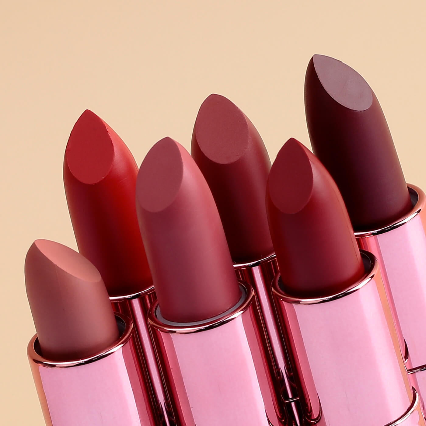 [ Your Private Label ] Lip Beauty Custom Logo Lipstick  creamy Long Lasting lip stick matte red waterproof lipstick