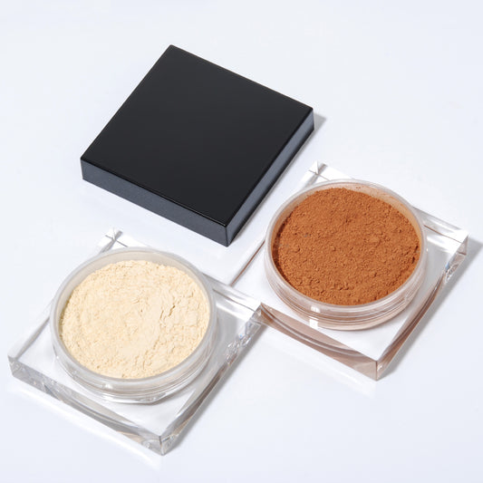 [ Your Private Label ] Makeup Setting Powder Vegan Daily Need Makeup Mineral Powder Foundation Face Loose Setting Powder with Puff