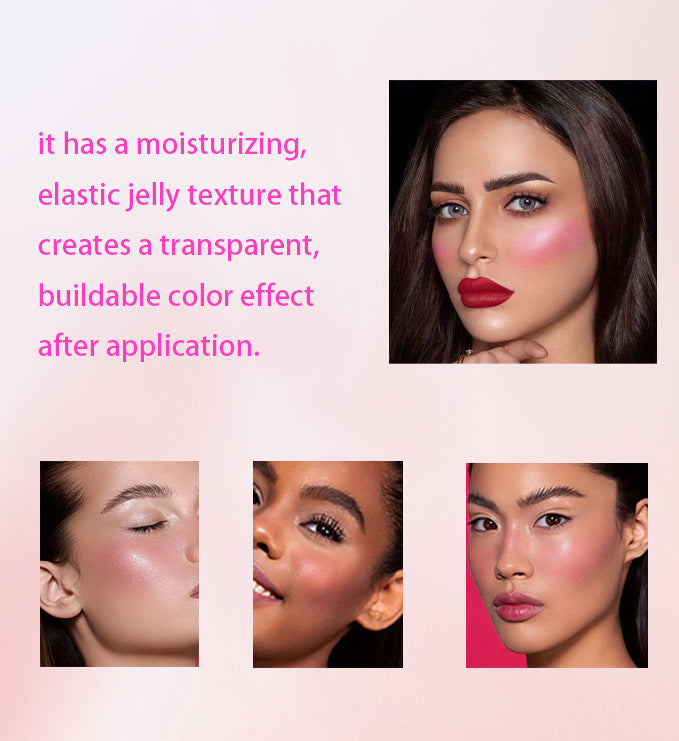 [ Your Private Label ] Cruelty Free Jelly Blush Tint Stick 4 Colors Face Lip Dual Use Blush Stick