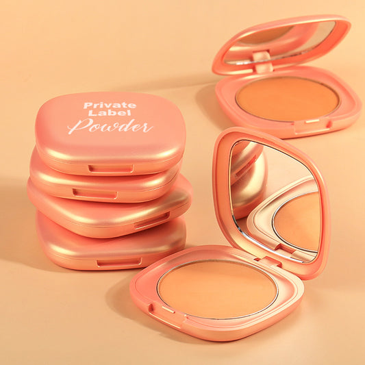 [ Your Private Label ] single color pressed matte face whitening baked Concealer powder oil control makeup vegan waterproof best baking compact powder