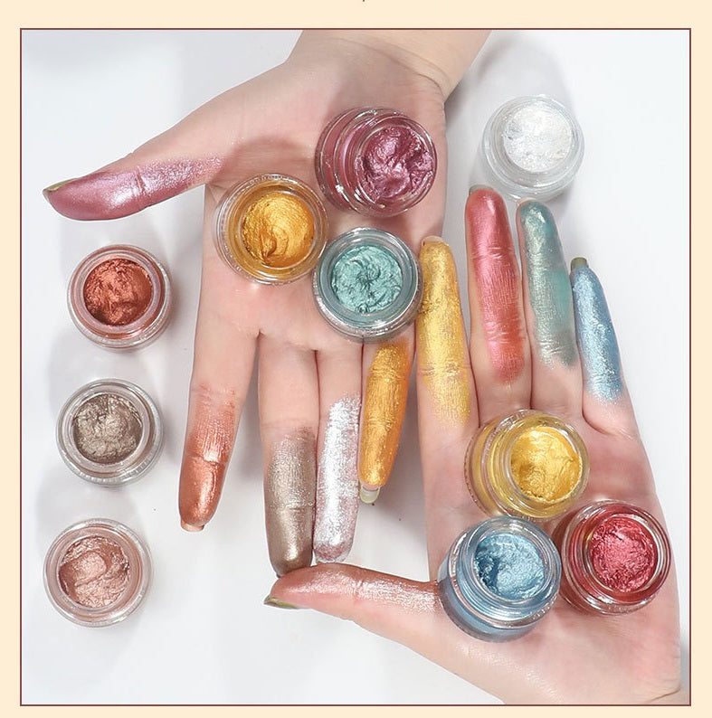 [ Your Private Label ] make your own brand 10color wholesale glitter mini eye shadowhigh shine eyeshadow makeup