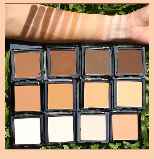 [ Your Private Label ] Vegan Makeup Full Coverage face Concealer Palette Wearing Oil Free Matte Pressed Powder matte Contour Concealer