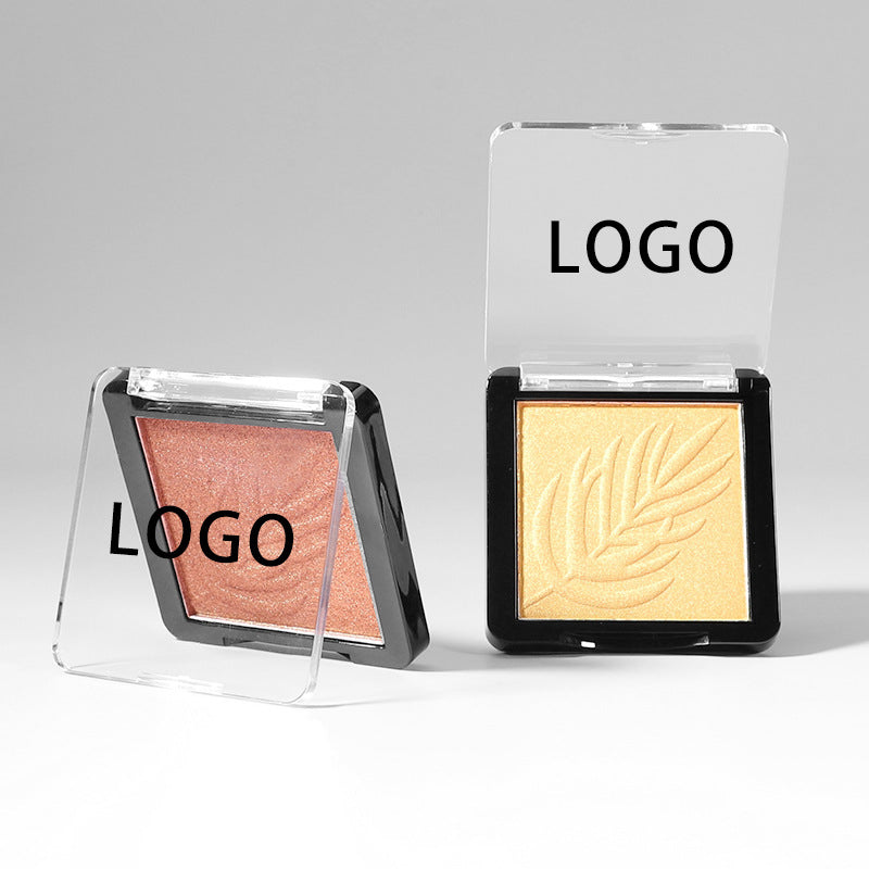 [ Your Private Label ] Custom Logo Face Body Glow Makeup Highlighter Cruelty Free Vegan Single Shimmer Bronzer Face Highlighter Powder