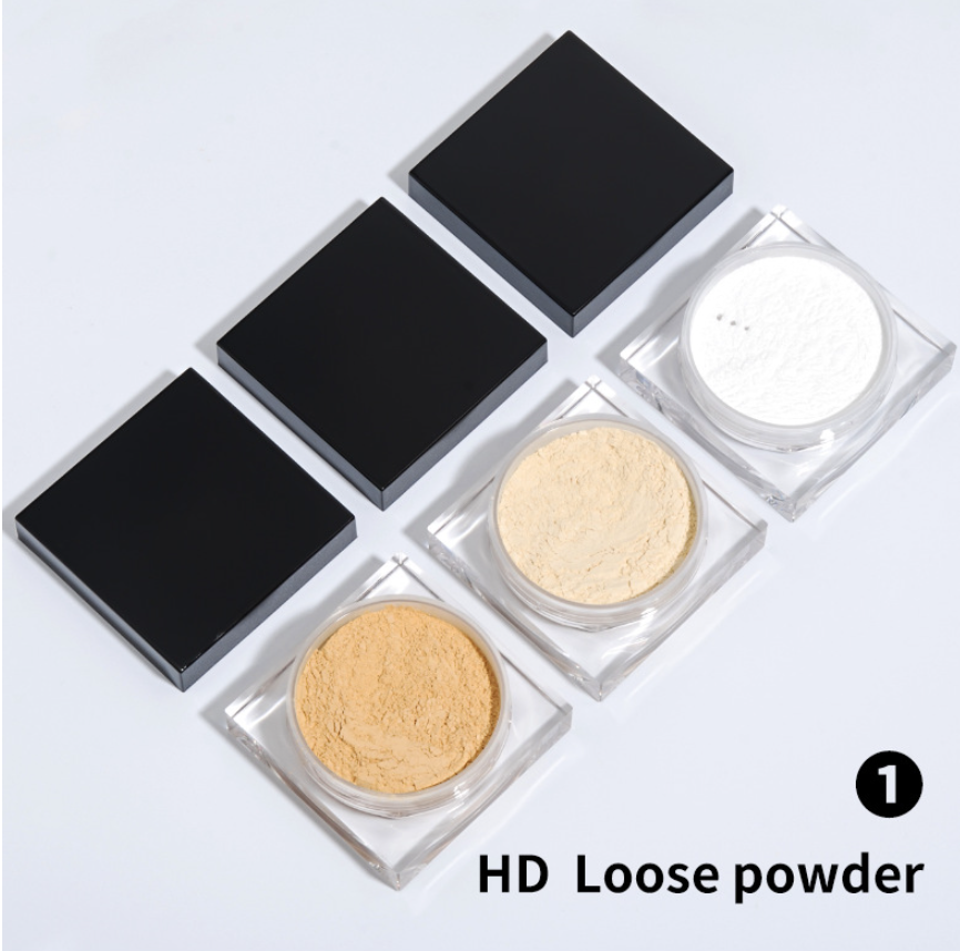[ Your Private Label ] Makeup Setting Powder Vegan Daily Need Makeup Mineral Powder Foundation Face Loose Setting Powder with Puff