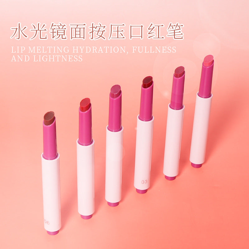 [ Your Private Label ] Hot Selling Red Lipstick Set Matte Vegan Aqua Mirror Lipsticks Long-Lasting moisturizing Lip Stick Pen