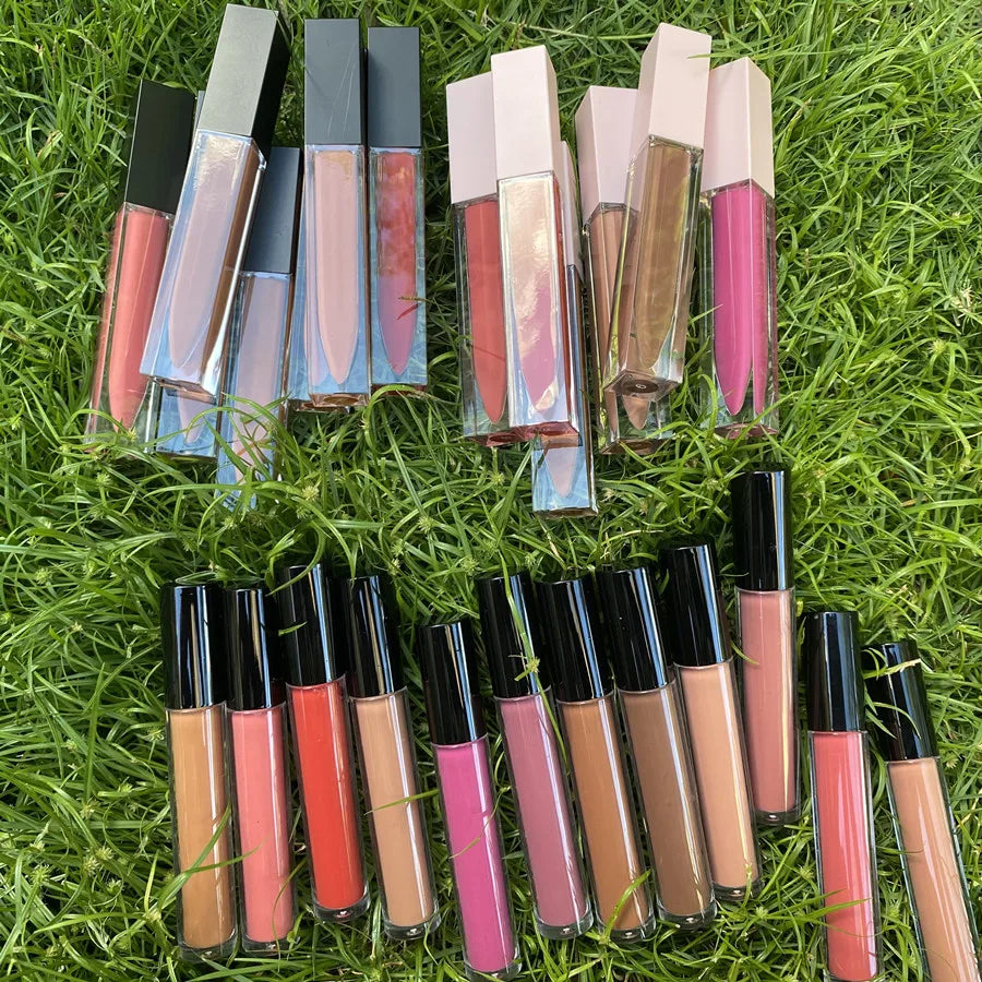 [ Your Private Label ] 12 Colors No Labels Oem Vegan Waterproof Liquid Lipstick And Lipliner Set Custom Logo Matte Lipstick Lip Kit