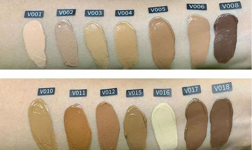 [ Your Private Label ] Face Makeup Cosmetics 14 Colors Waterproof Liquid Matte Foundation Long Lasting