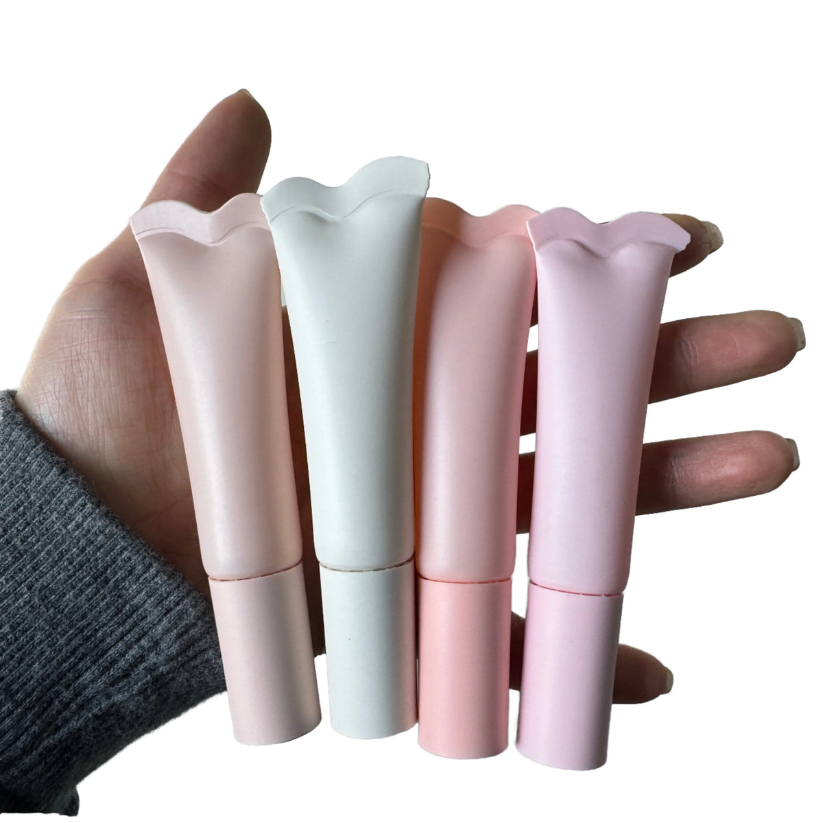 14ml Empty Soft Plastic Lip Gloss Squeeze Lip Oil Container Lip Balm Squeeze Tube Eye Cream Container Cosmetic Packaging Tube