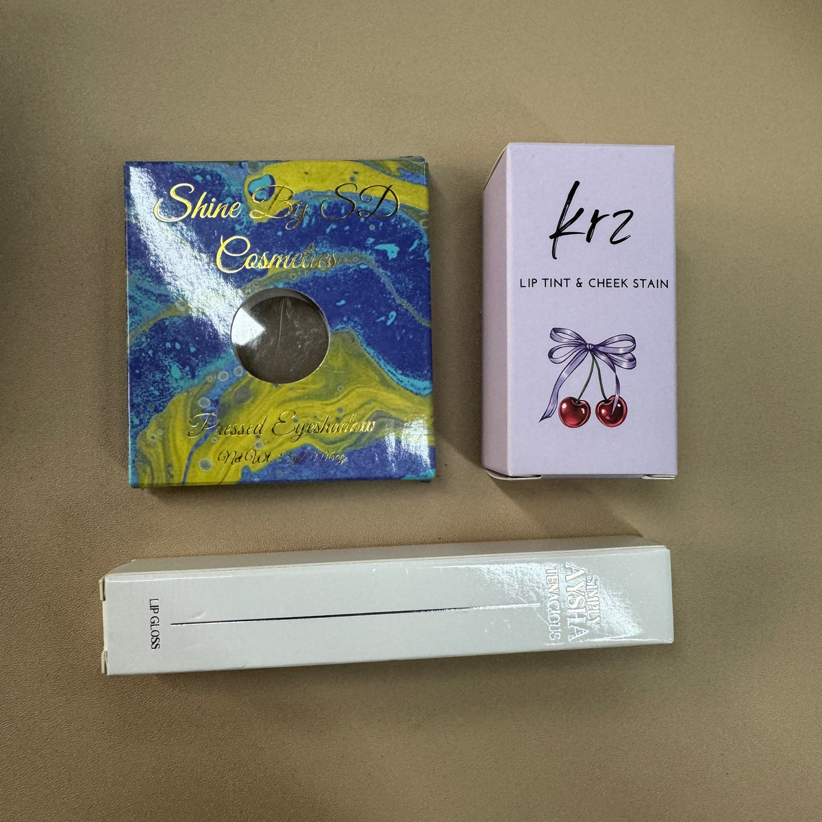 own brand make up set with printing lip gloss packaging gift boxes cosmetic lip products packing