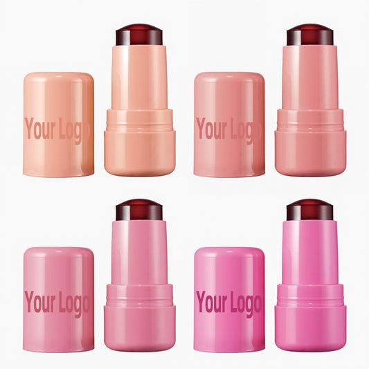 [ Your Private Label ] Wholesale New Jelly Blush Customized Logo Cruelty Free Face Makeup Natural Material Jelly Tint Blush stick