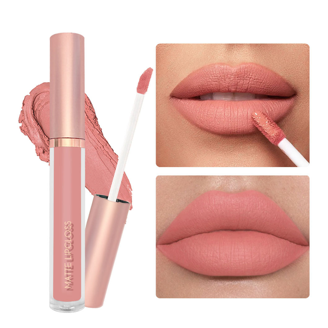 [ Your Private Label ] Wholesale Custom color private label cheap liquid matte lipstick cosmetic sexy red matte waterproof long lasting liquid lipstick