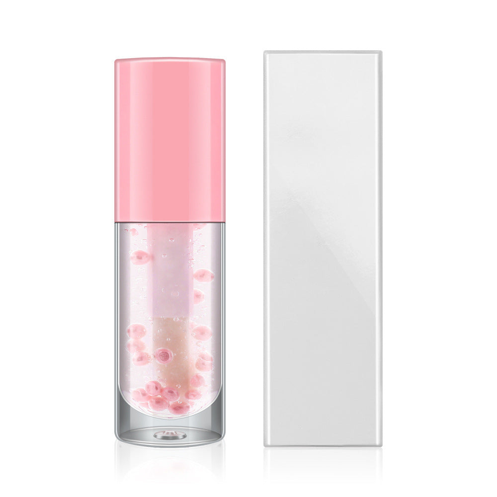[ Your Private Label ] Color Changing lip Oil Clear Glossy Vegan Lipgloss Plumper Flavoring Oil Fruit Tint Glow Lip Oil