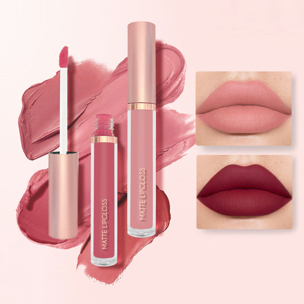 [ Your Private Label ] Wholesale Custom color private label cheap liquid matte lipstick cosmetic sexy red matte waterproof long lasting liquid lipstick