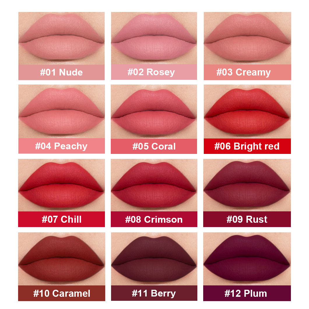 [ Your Private Label ] Wholesale Custom color private label cheap liquid matte lipstick cosmetic sexy red matte waterproof long lasting liquid lipstick