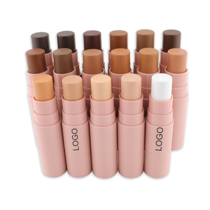 [ Your Private Label ] 2 in 1 Vegan Creamy Blusher Waterproof Shade Contour Stick Multi-Use Cream Blush Highlighter Stick