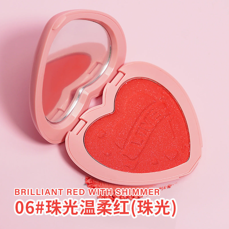 [ Your Private Label ] High Pigment Makeup Blush Single Matte Shimmer Blush Palette Pressed Powder Blusher Palette