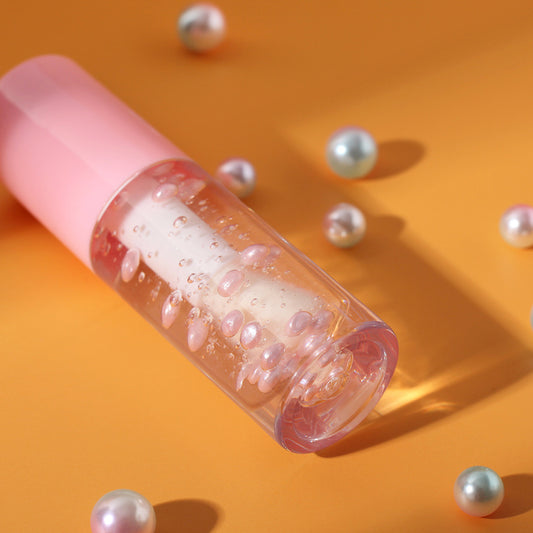 [ Your Private Label ] Color Changing lip Oil Clear Glossy Vegan Lipgloss Plumper Flavoring Oil Fruit Tint Glow Lip Oil