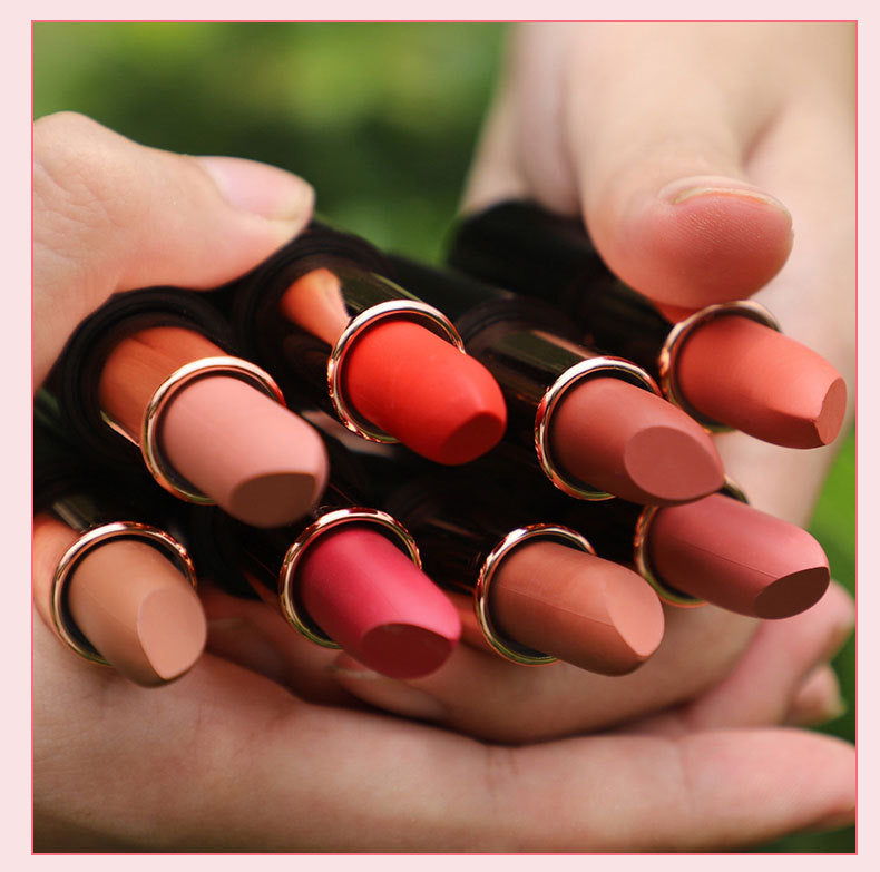 [ Your Private Label ] Diy Own Colors and Tube Private Label Long Lasting Waterproof Lipstick Nude Magnetic Lipstick Vegan Cruelty Matte Lipstick