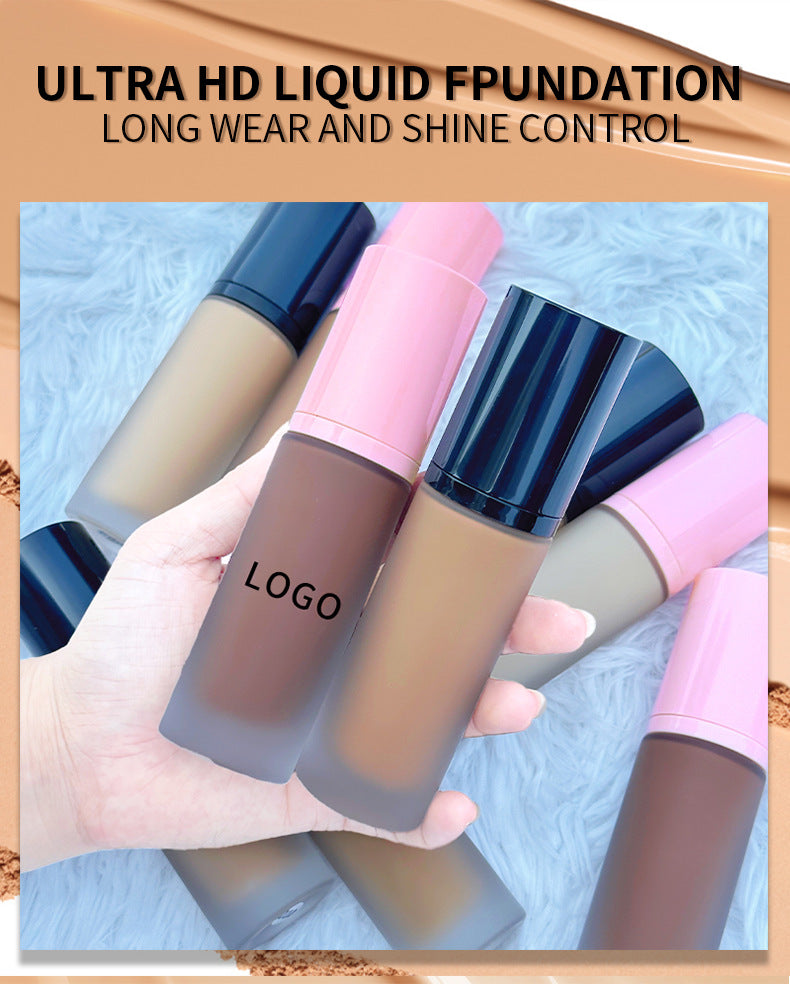 [ Your Private Label ] face makeup sunscreen foundation oil control full coverage waterproof long lasting liquid matte foundation