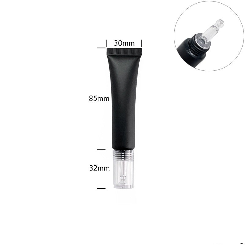 [ Your Private Label ] Empty Container 10g 15g 20g Soft Plastic Squeeze Tube Lipgloss Eye Cream Bb Lotion Cosmetics Tubes With Airless Pump Packaging