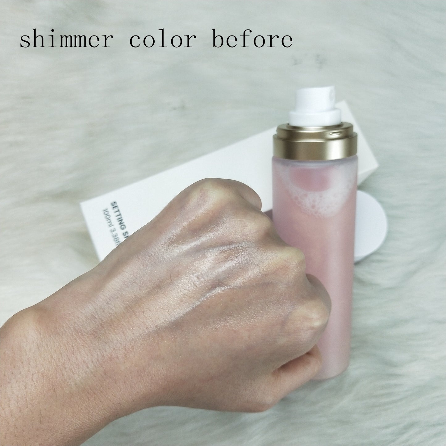 [ Your Private Label ] Cosmetics Custom Logo Private Label Shimmer Matte Dewy Setting Spray Rose Water Sweatproof Moisturizing Makeup Setting Spray