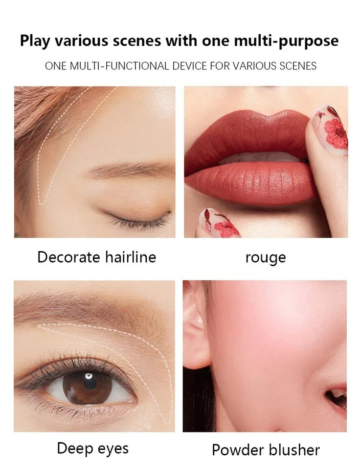 [ Your Private Label ] No logo Vegan Waterproof Blush stick Makeup Pink Blusher Highlighter Contour Stick