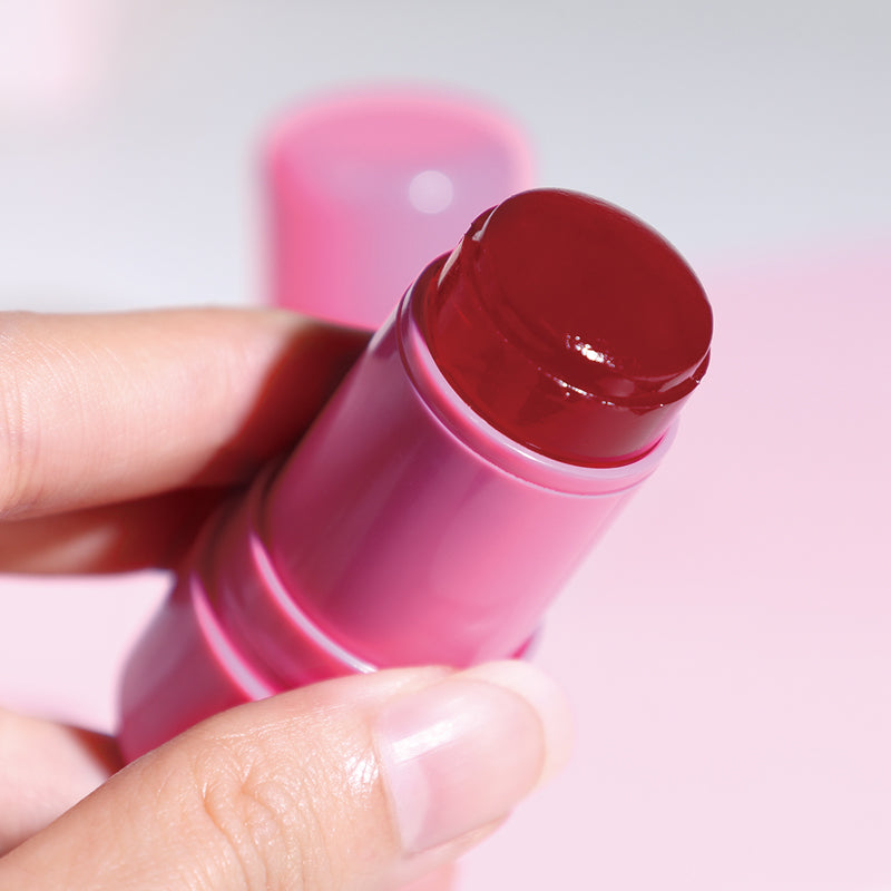 [ Your Private Label ] Wholesale New Jelly Blush Customized Logo Cruelty Free Face Makeup Natural Material Jelly Tint Blush stick
