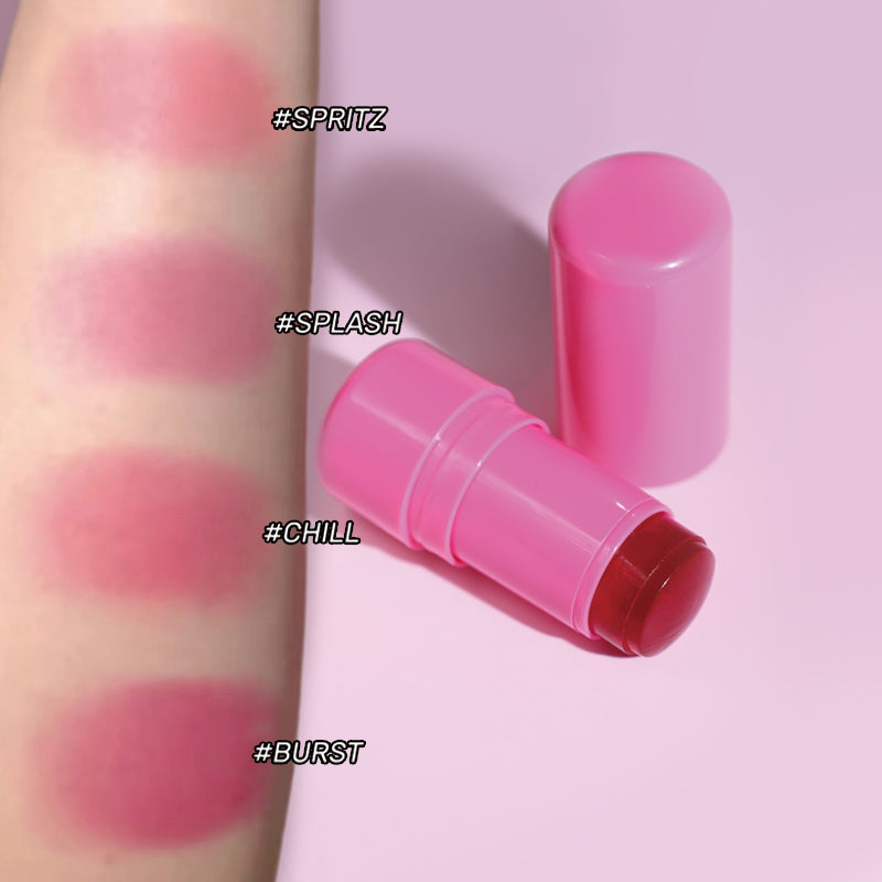 [ Your Private Label ] Wholesale New Jelly Blush Customized Logo Cruelty Free Face Makeup Natural Material Jelly Tint Blush stick