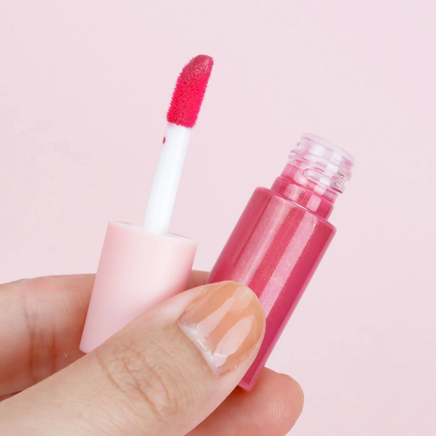 [ Your Private Label ] 3ml Mini Tube Custom Private Label Vegan Lipgloss Cosmetic Lip Plumping Gloss Wholesale Moisture Nude Glossy Lip Gloss