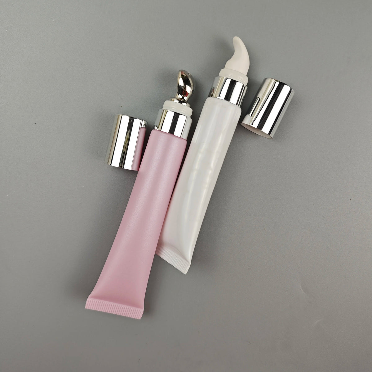 20Ml Empty Squeeze Cosmetics Lip Gloss Lip Balm Oil Tube Foundation Lotion Eye Cream Container Custom Logo Squeeze Lipgloss Tube
