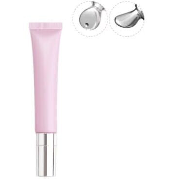 [ Your Private Label ]10g 15g 20g Eye Cream Tube Packaging Pink White Black Glossy Soft Lipgloss Squeeze Tube Packaging With Silver Gold Applicator