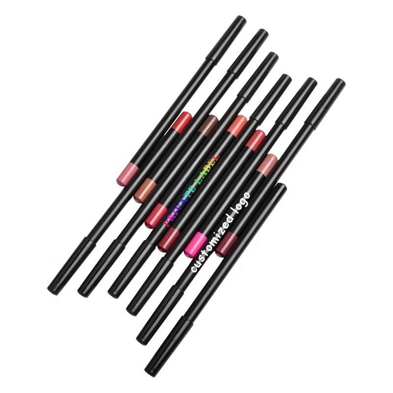 21colors Mineral Lip Pencil 3in1 Multi-functional Eyeliner Eyebrow Lipliner Pencil Nude Lip Liners