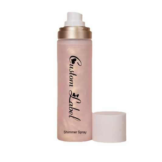 [ Your Private Label ] Cosmetics Custom Logo Private Label Shimmer Matte Dewy Setting Spray Rose Water Sweatproof Moisturizing Makeup Setting Spray