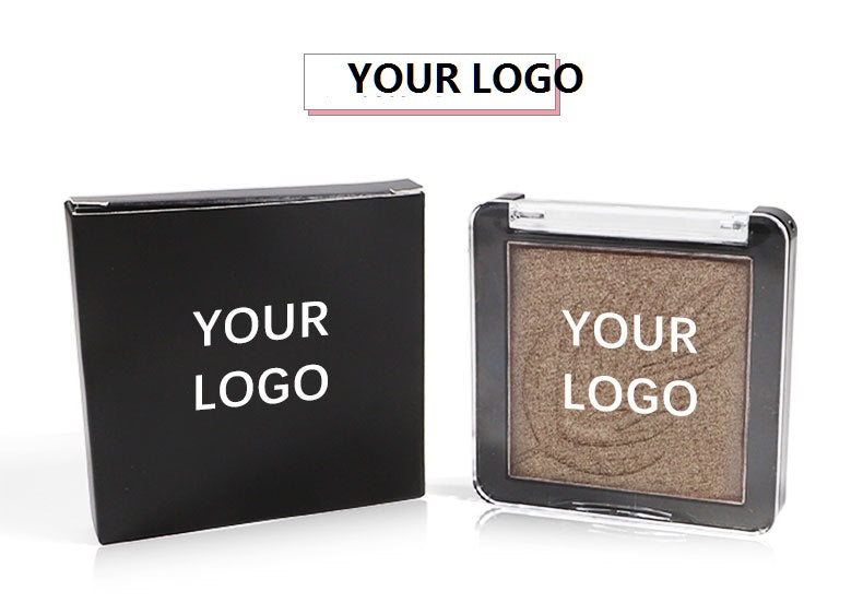 [ Your Private Label ] Custom Logo Face Body Glow Makeup Highlighter Cruelty Free Vegan Single Shimmer Bronzer Face Highlighter Powder