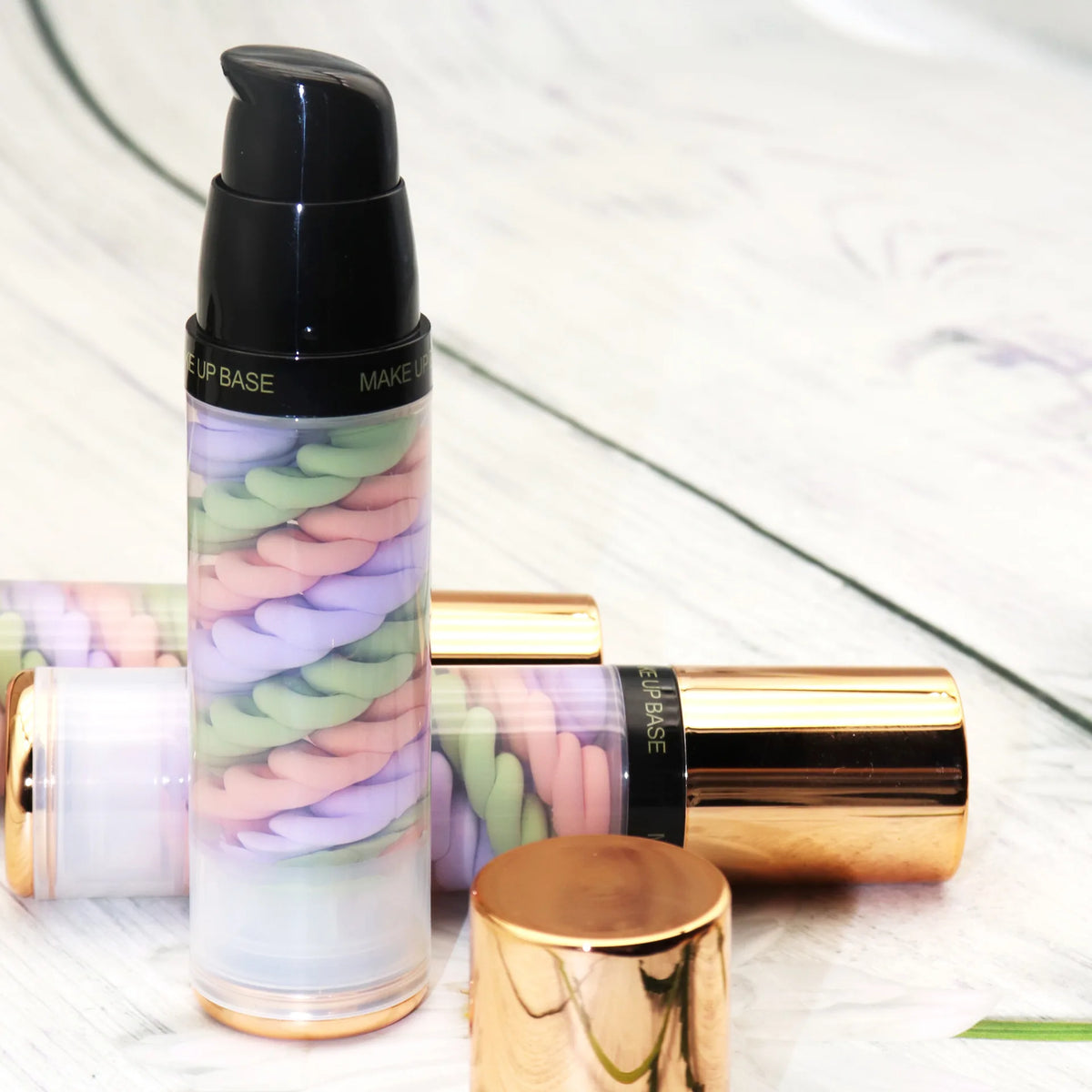 3color High Quality Mineral Foundation Based Make up Waterproof Cream Face Makeup Base No logo Primer Makeup
