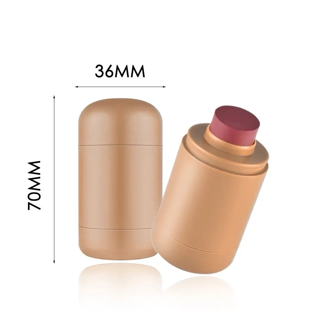 6 Colors Pocket Travel Blusher Small Natural Illuminator Makeup Nude Tube Blush Balm Cream Blush Stick