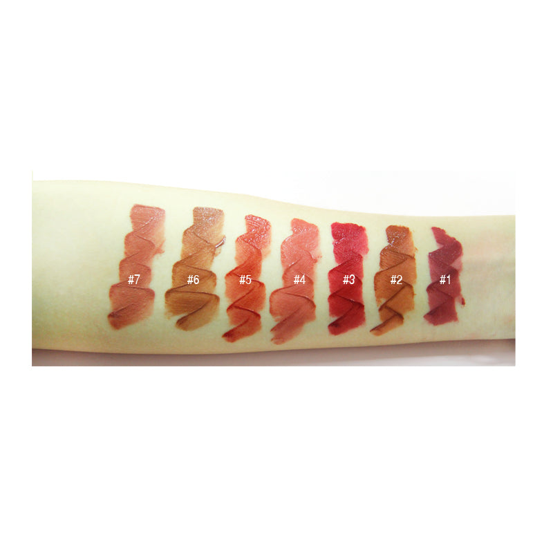 [ Your Private Label ] 7 Color Velvet Lip Gloss Hot Sell Lip Gloss Liquid Lipstick waterproof lip gloss