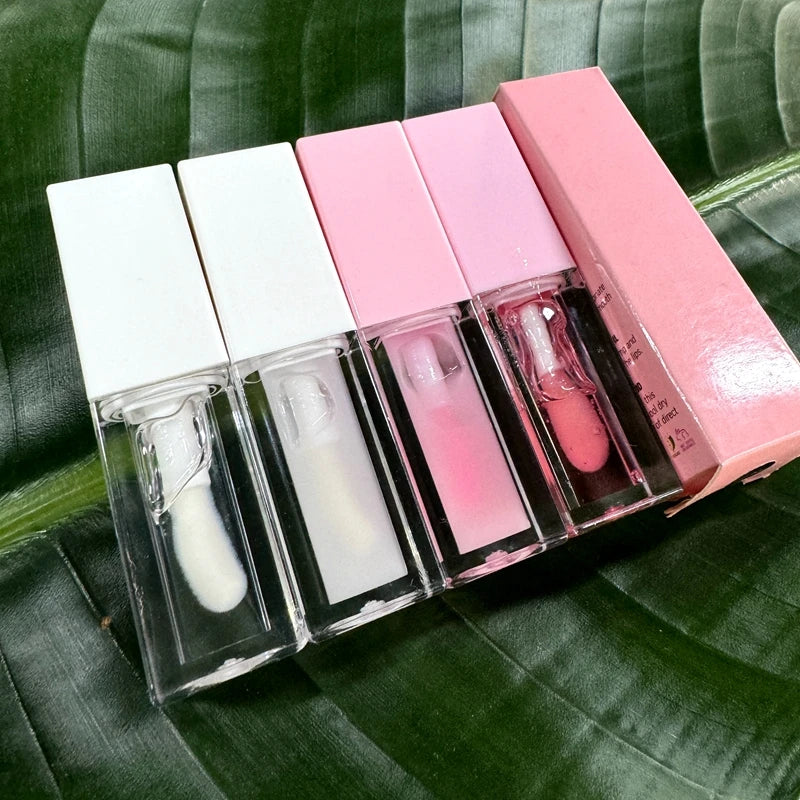 Color Changing Lip Gloss Flavoring Oil Fruit Lip Tint Private Label Lip Oil Wholesale Custom pink Color Changing Lipgloss