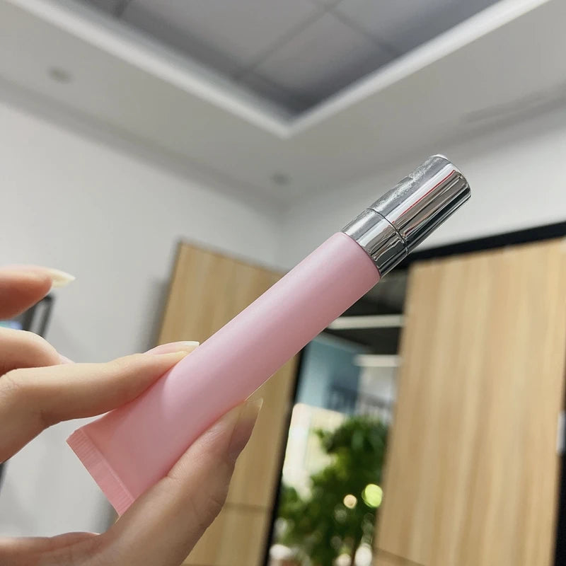 Cosmetic Plastic Tube Customized Small Portable Double Head, One Tube, Two Eye Massage Lip Gloss Containers Tube