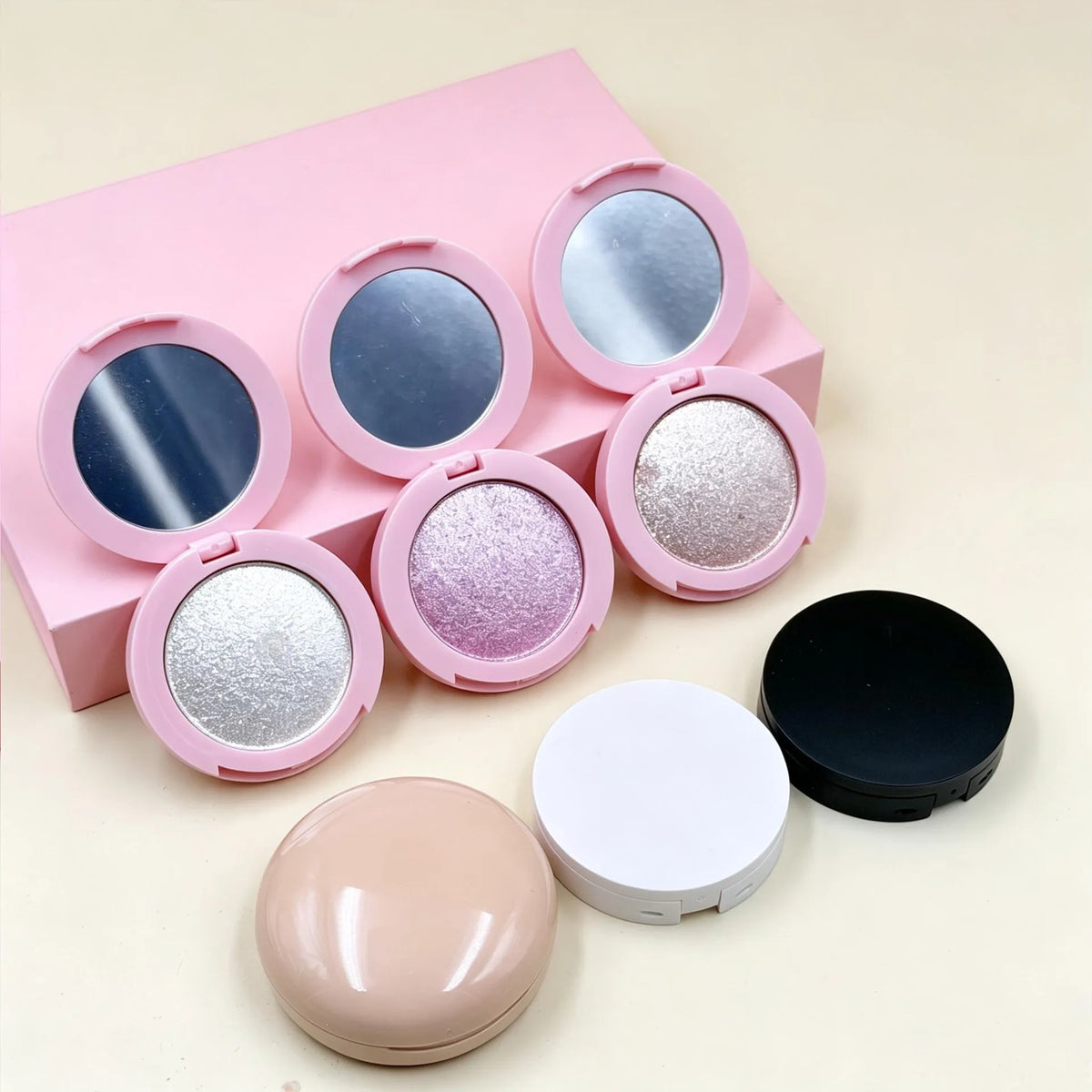 Cosmetics Face Vegan Highlighter Gel Creamy Glitter Contour Bronzer Makeup Private Label Moisturizer Cream Highlighter Palette