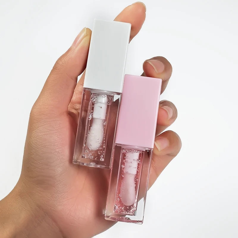 Cosmetics Vegan Clear Glossy Pink Lip Gloss Magic Color Plumper Oil Tint Custom Moisturizing Hydrating Liquid Lip Glow Oil