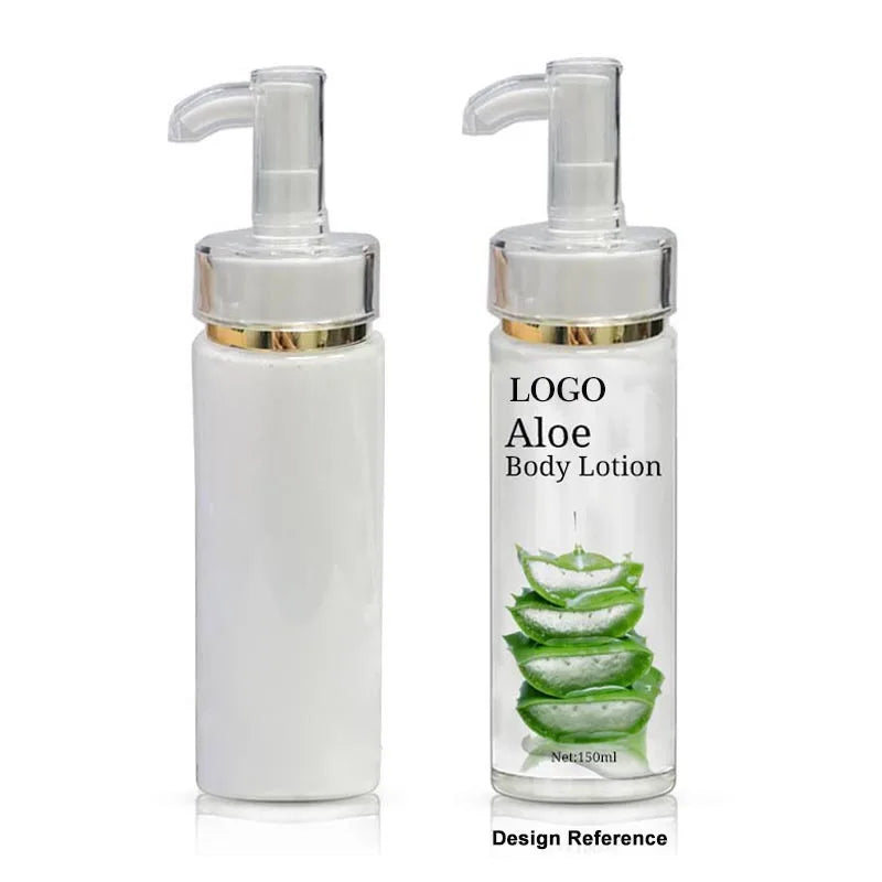 Custom Logo Cream Moisturizing Whitening Soothing Body Lotion Aloe Lotion Organic Aloe Vera Gel for Body Repairing