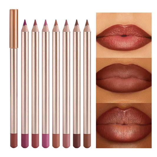 Custom Logo Lip Liner Private Label Vegan Waterproof Long Lasting Cruelty Free Pigment Brow Lip Pencil Custom Lip Liner
