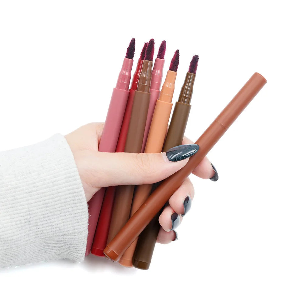 Custom Logo Long Lasting Waterproof Lip Liner Kiss-proof Matte Liquid Lip Liner Stain with Private Label