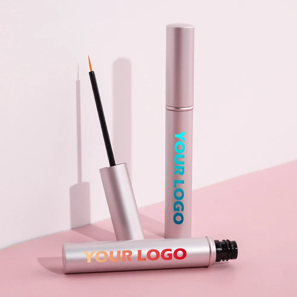 Custom Logo Natural Nourish Extension Eyelash Growth Eyebrow Serum Liquid Eyelash Enhancer Lengthening Eyelashes Serum