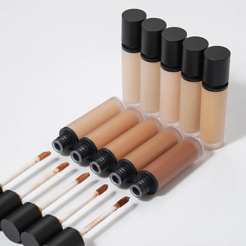 Custom Logo Waterproof Face Makeup Pro Concealer Foundation Vegan Full Coverage Under Eye Liquid Concealer Private Label