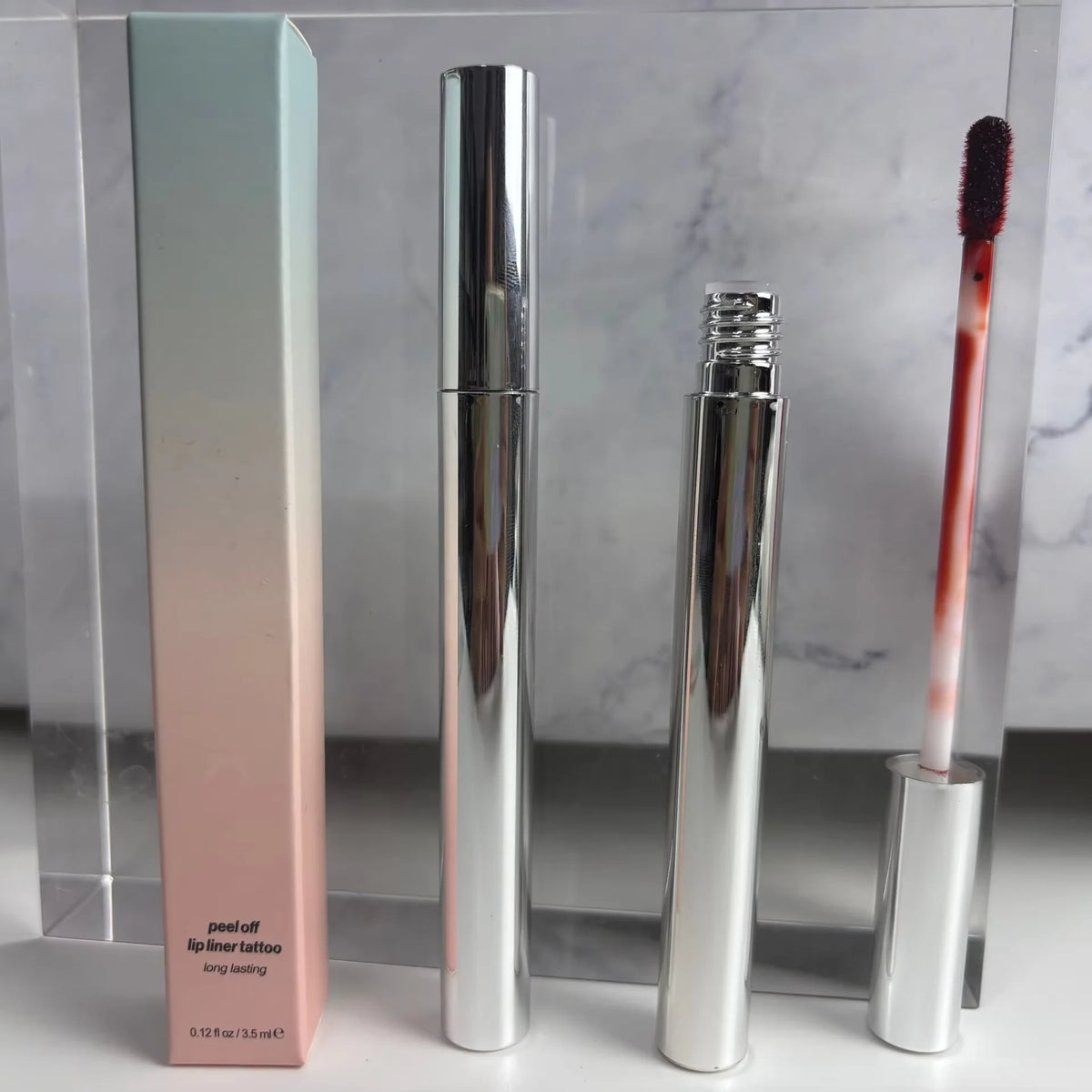 Custom Logo Waterproof Long Lasting Cruelty Free Makeup Tatoo Lip Stain  High Pigment Matte Peel Off Lip Liner Stay Lip Tint