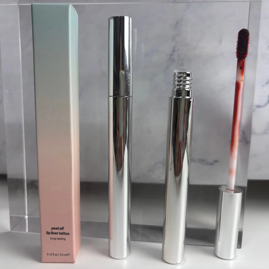 Custom Logo Waterproof Long Lasting Cruelty Free Makeup Tatoo Lip Stain  High Pigment Matte Peel Off Lip Liner Stay Lip Tint