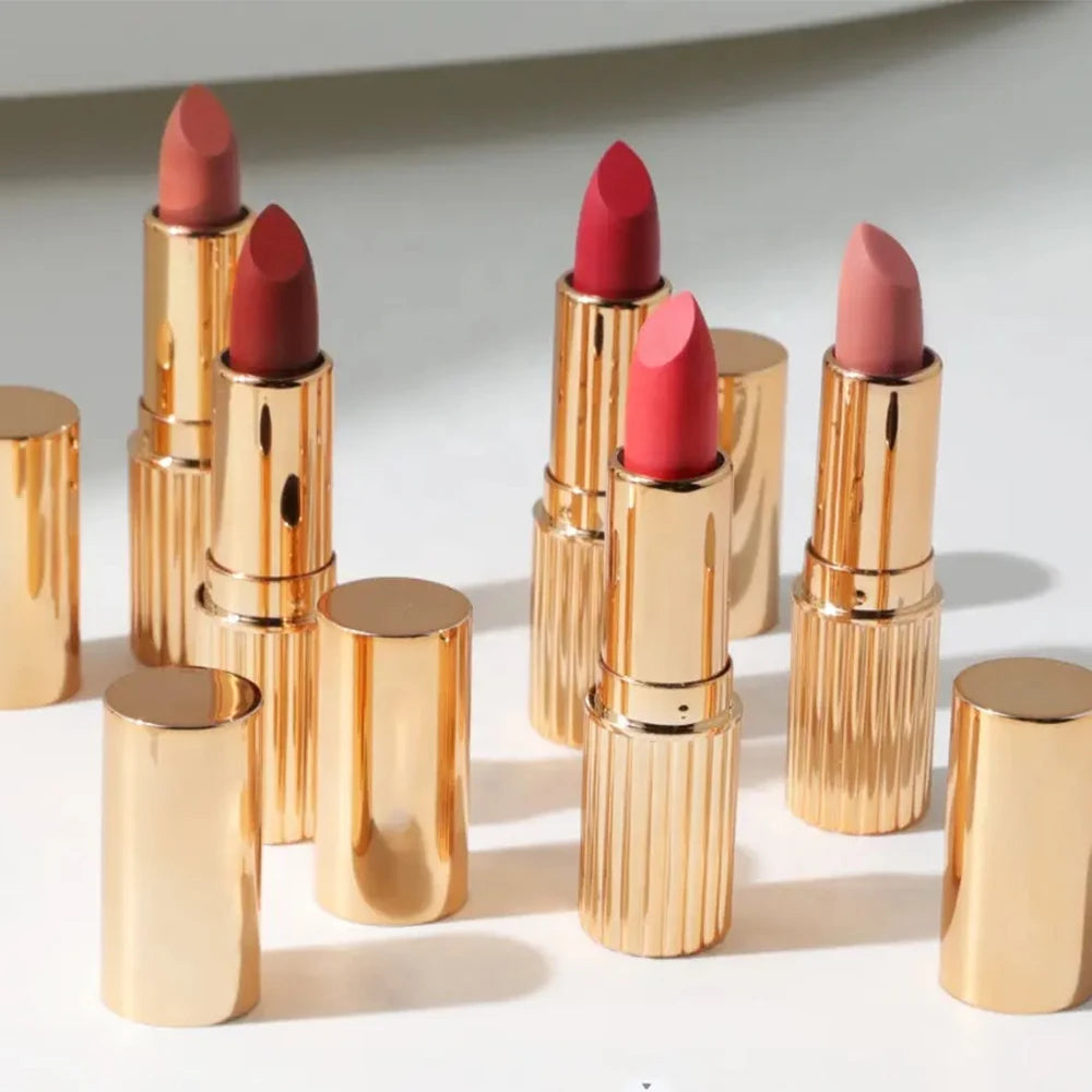 Custom Makeup Matte Lipstick Vegan Organic Non Toxic Lipstick Private Label Velvet Waterproof Matte Lipstick