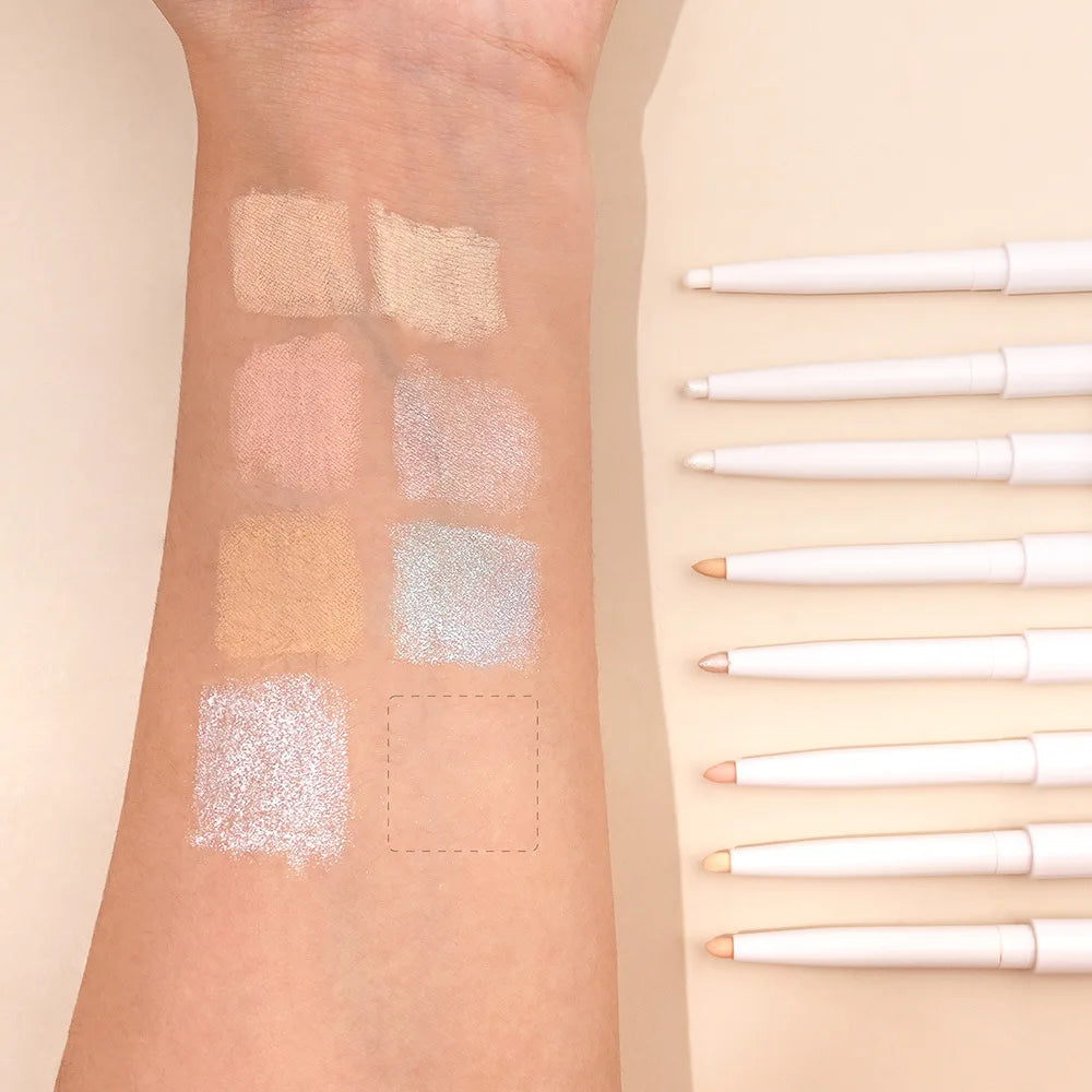Custom Private Logo Under-Eye Enhancing Pencil 8 Colors Highlighter Eye Makeup Aegyosal Pen